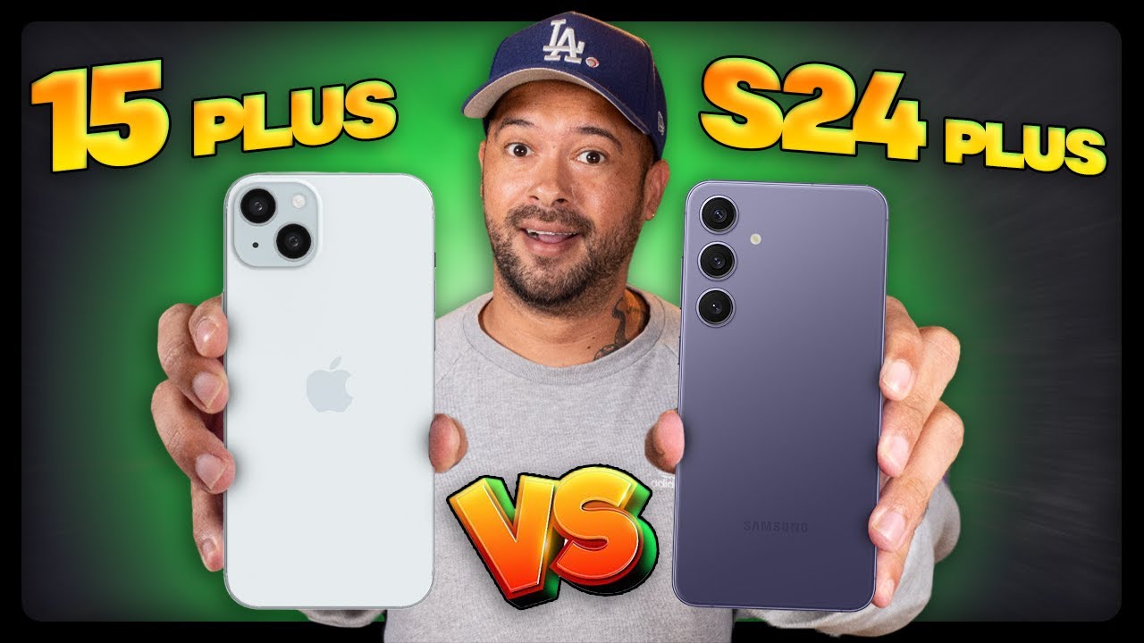 IPHONE 15 PLUS vs GALAXY S24 PLUS: qual é o MELHOR smartphone com TELA GRANDE?! 🤔