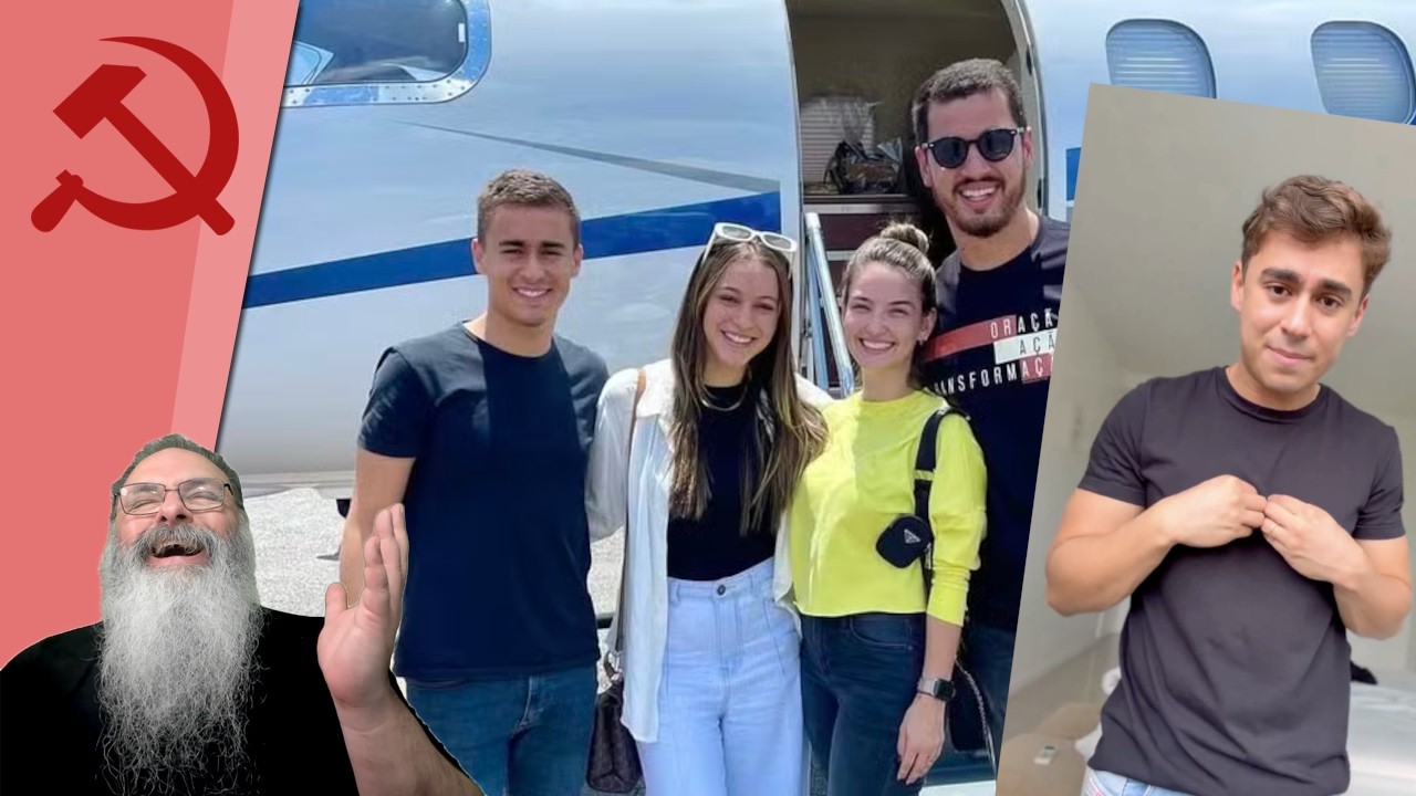 ESQUERDA desesperada com MANIFESTAÇÃO, tenta ATACAR NIKOLAS por USO de JATINHO de TAXI-AÉREO em 22