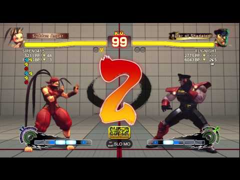 SIREN0415 [Ibuki] vs. FLY-NIGHT [M. Bison] | SSF4 AE