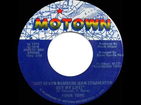 1971 HITS ARCHIVE: Just Seven Numbers (Can Straighten Out My Life) - Four Tops (mono 45)