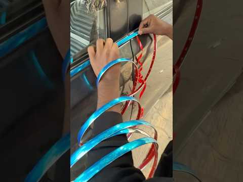 चमकीली लगाकर मेरी कार को सुंदर बना दिया 😱🫣🤣