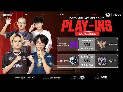 Who will survive the Play-Ins? | 🔴 MSL MM Season 2 | Play-Ins Day 1