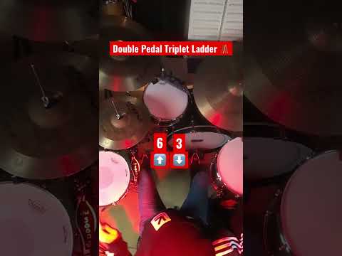 30 Second Double Bass Lesson using triplets #shorts #doublepedal #drumlesson #triplets #drums #dw