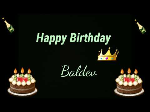 Happy Birthday Baldev | Happy Birthday Wishes For B Alphabet Names