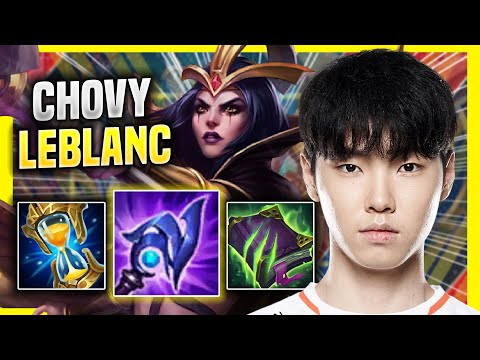 CHOVY IS A MONSTER WITH LEBLANC! - GEN Chovy Plays Leblanc MID vs Lissandra! | Preseason 2022
