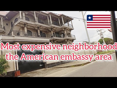 Living in Liberia / this is the most expensive neighborhood in Monrovia, the #american #embassy area