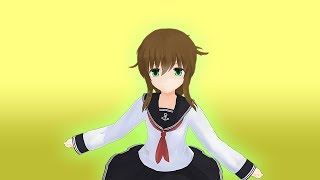 【MMD】　電ちゃんがかわいくBooo!　【艦これ】