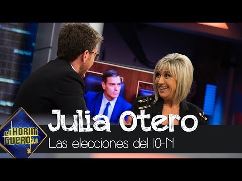 Julia Otero reflexiona sobre las elecciones generales del 10-N - El Hormiguero 3.0