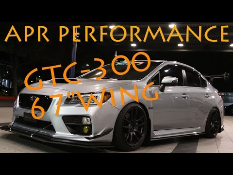 2015 Subaru STI APR GTC-300 67" Adjustable Wing Install