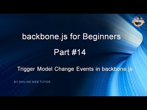 Learn backbone js tutorial from scratch for beginners Part 14 Model Change Events in backbone js