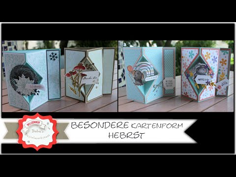Besondere Kartenform - Pop Up Karte -  Easel card - Stampin´Up! - Anleitung - Herbstkarte - DIY