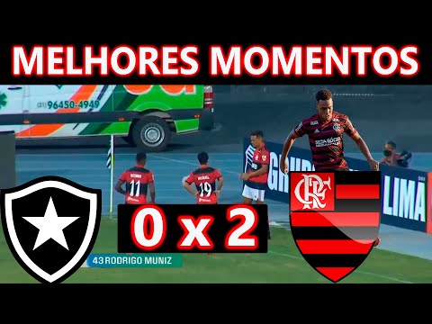 BOTAFOGO 0x2 FLAMENGO - MELHORES MOMENTOS - CAMPEONATO CARIOCA 2021