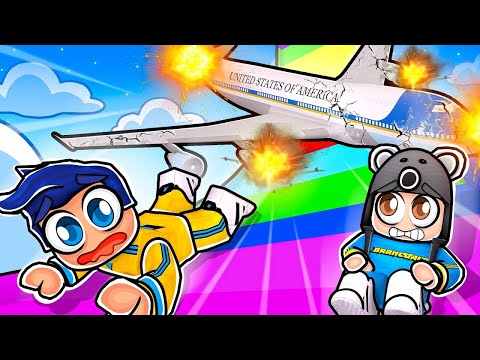 TENTE SOBRIVIVER NO AVIÃO PELO ESCORREGADOR DO ROBLOX - Brancoala Games