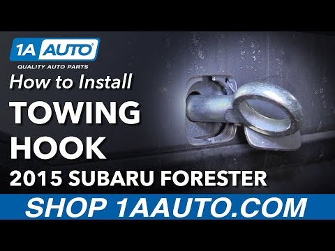 How to Install Tow Hook 13-18 Subaru Forester