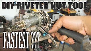 DIY Riveter Nut Gun With Bicycle Parts