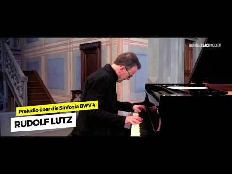 01  Rudolf Lutz / Preludio über die Sinfonia BWV 4 / GOLDBERG - Eine Variation zur Nacht