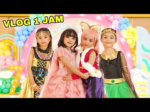 VLOG 1 JAM SPESIAL ULANG TAHUN SAMANTHA KE 7 BARENG YOUTUBER DAN TEMAN TEMAN !! 😍
