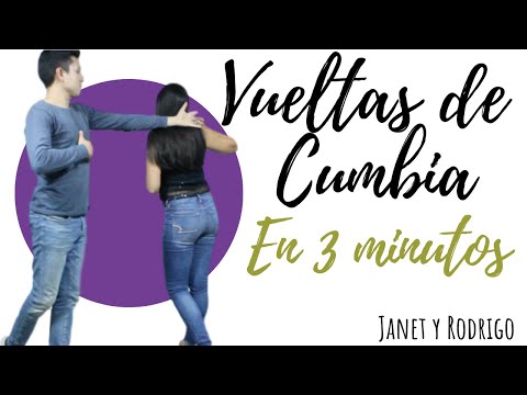 CÓMO BAILAR CUMBIA? | VUELTAS DE CUMBIA en 3 MINUTOS! 🚀| Clase 1