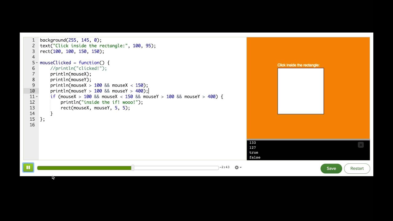 Debugging with println()s | Computer Programming | Khan Academy