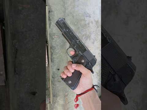$12 Metal Toy Gun Unboxing and Test Shooting Plastic Ammo | Realistic Airsoft Pistol