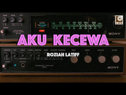Roziah Latiff - Aku Kecewa (Official Lyric Video)