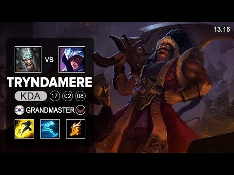 Tryndamere vs Talon Mid - KR Master - Patch 13.16 Season 13
