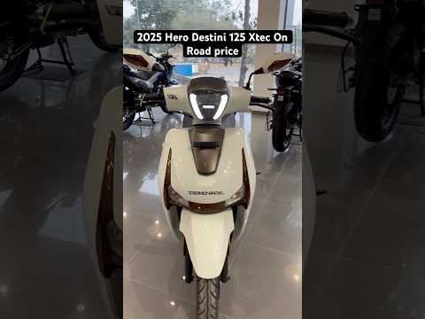 2025 Hero Destini 125 Xtec ZX+ On Road Price #destini125xtec #shortsvideo