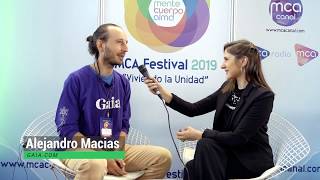 Entrevista a Alejandro Macias de GAIA.com en MCA Festival 2019