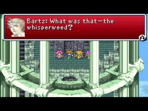 Final Fantasy 5 Advance (GBA) Part 32 The Barrier Tower and The Plan To Invade Exdeath's Castle