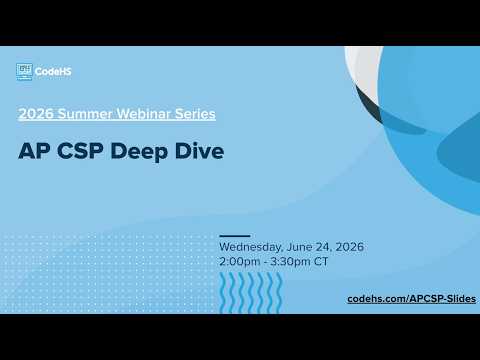AP CSP Deep-Dive thumbnail
