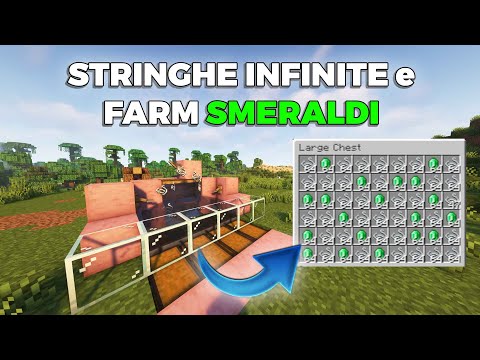 STRINGHE INFINITE e FARM DI SMERALDI | Minecraft ITA 1.21