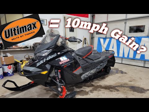 Can An ULTIMAX Belt Make This Sled Faster?