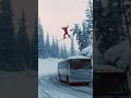 Failed Ski Jump Over a Road Gap | Warren Miller Entertainment