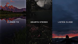 Stereo Hearts ❤️  Aesthetic (Lyrics) Status Vi
