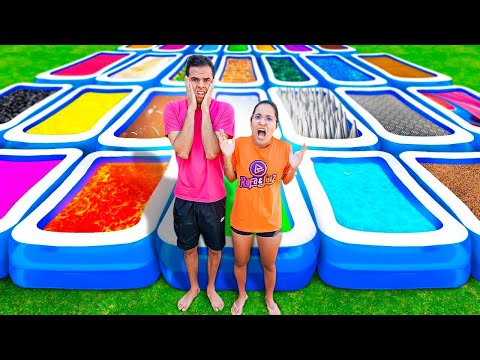 50 PISCINAS MISTERIOSAS - NÃO CAIA NA PISCINA ERRADA!