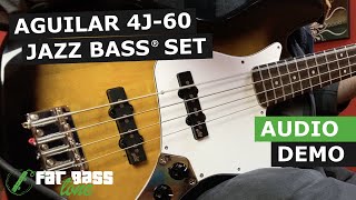 Video thumbnail for Aguilar 4J-60 Jazz Bass® Pickup Set Demo by Fat Bass Tone