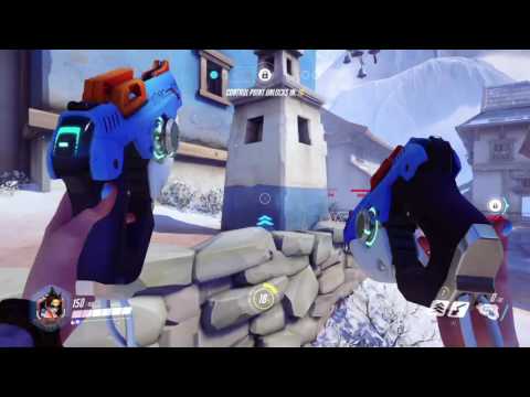 Overwatch MP Sept. 26, 2016 pt10 - Tracer's Flanking Style