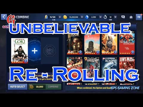 Unbelievable Re-Rolling ( Loki comic card )