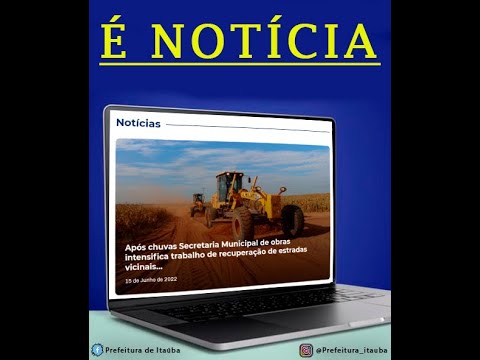 Após período chuvoso Secretaria Municipal de obras intensifica trabalho de recuperação de estradas vicinais