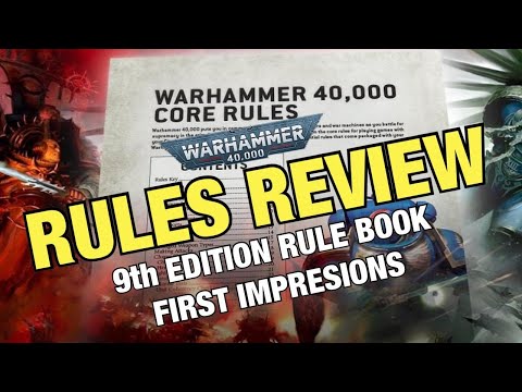 RULES REVIEW 9th Edition Warhammer 40k rules book