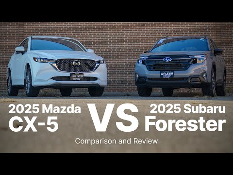 2025 Subaru Forester vs 2025 Mazda CX-5 | Comparison and Review