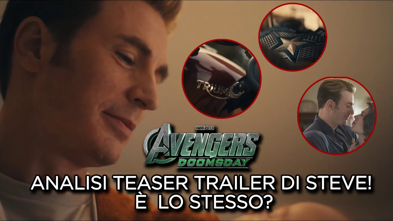 AVENGERS DOOMSDAY: ANALISI TEASER TRAILER su STEVE! MA SE NON FOSSE LO STESSO DI ENDGAME?