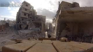 Смотреть онлайн Бои танков в Сирии