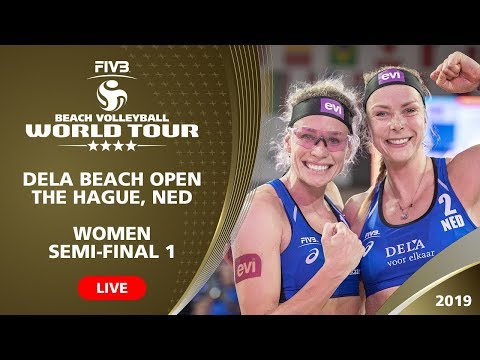 The Hague 4-Star 2019 - Women SF1 - Beach Volleyball World Tour