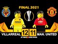 Europa League Final 2021 🏆 Villarreal vs Manchester United 12-11 •All Goals Highlights Lego Football