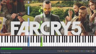 Far Cry 5 Piano - When the Morning Light Shines In Piano (synthesia)