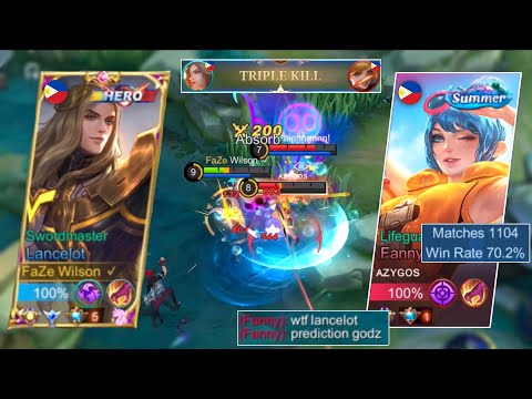 LANCELOT VS TOP 1 PRO FANNY!! | INTENSE EPIC COMEBACK MATCH AGAINST PRO FANNY! 🔥 | MLBB
