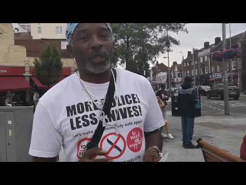 Flinty Badman of The Ragga Twins telling NBC News his thoughts on knife crime in London