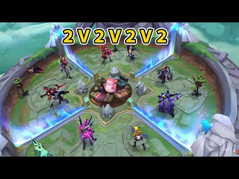 I TRIED OUT THE NEW 2V2V2V2 MOD AND IT'S AMAZING! #leagueoflegends