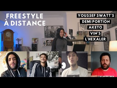 Youssef Swatt's, Demi Portion, Aketo (SNIPER), Vin's, l'Hexaler - Freestyle en live